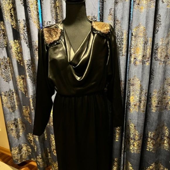 STUNNING VINTAGE AFTER FIVE DRESS SIZE 6!! - Picture 3 of 12